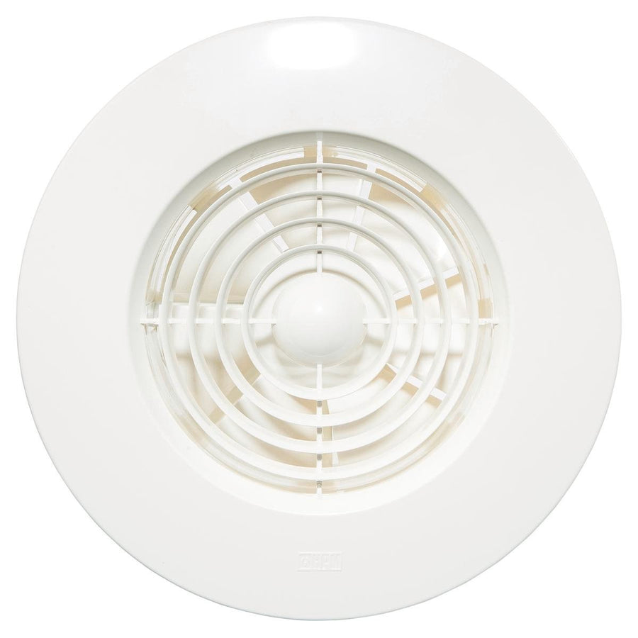 HPM 150mm Wall Exhaust Fan - Round - Plastic - Strong Air Extraction - SuperSaverAU - view 1