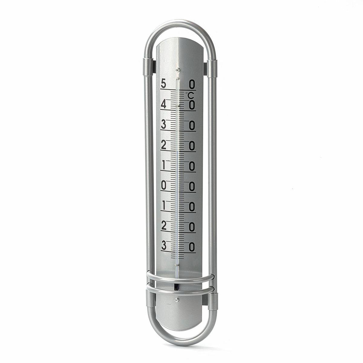 Holman Wall Thermometer - 38cm - Aluminium - Indoor/Outdoor Use - SuperSaverAU - view 1