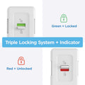 Perma Child Safety Ultimate Cabinet Latch 4 Pack - 120mm x 200mm - Secure Lock - SuperSaverAU - view 4