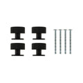 Taskmaster 32 Knurled Cabinet Knobs 4 Pack - 5mm - Matte Black - Modern Design - SuperSaverAU - view 5