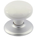 Gainsborough Classic Passage Knobset - 35mm - Satin Chrome - Nonlocking - SuperSaverAU - view 1