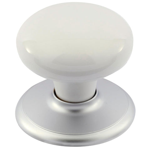 Gainsborough Classic Passage Knobset - 35mm - Satin Chrome - Nonlocking - SuperSaverAU - view 1