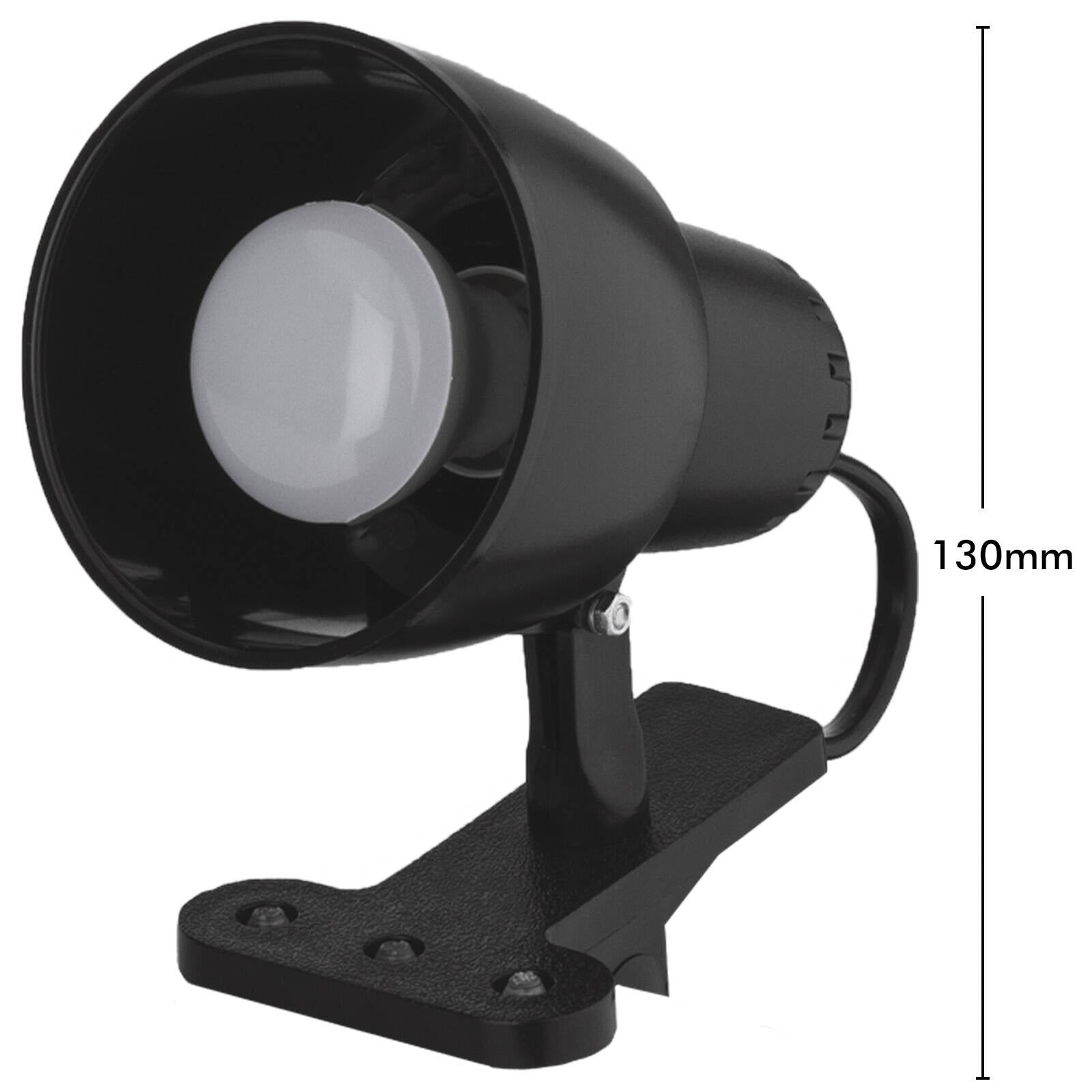 Verve Design Black Cassy Clip Lamp Adjustable Head Indoor/Outdoor 15W ATL155BK
