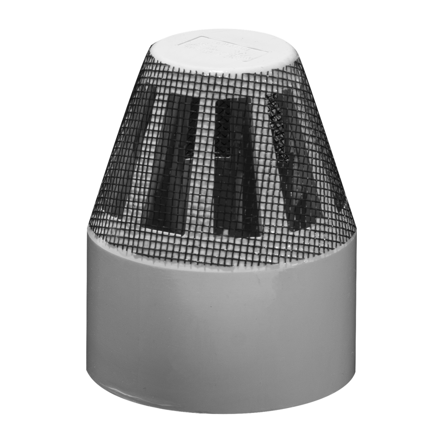 Holman 50mm PVC DWV Insect Proof Vent Cowl, Underground Rated