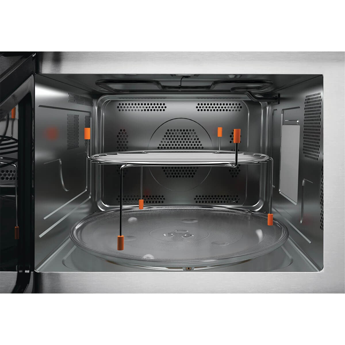 Electrolux 25L Series 600 Built-In Combination Microwave Oven - Black - 10 Auto Programs - EMB2533DF