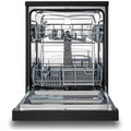 Mykin 60cm Freestanding Dishwasher - 12 Place Settings - Black - Four Wash Programs - MDW6004B