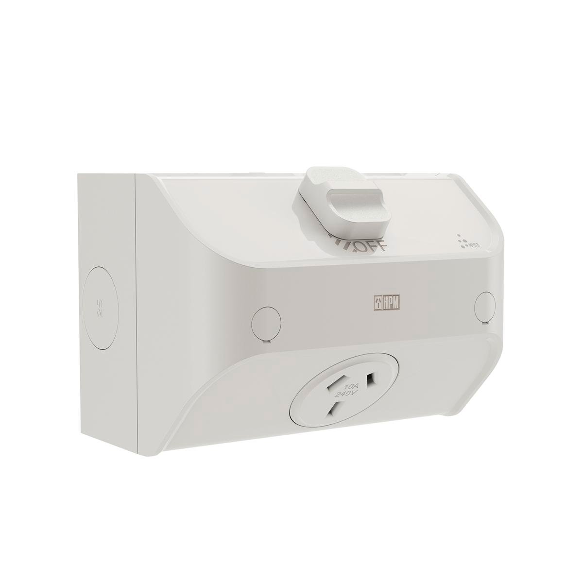Hpm Aqua Powerpoint - 10A - UV-Stabilised Polycarbonate - Weatherproof - SuperSaverAU - view 1