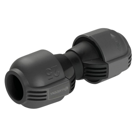 Gardena 25mm Pipeline Connector - Black - Quick&Easy Connection - Durable - SuperSaverAU - view 1