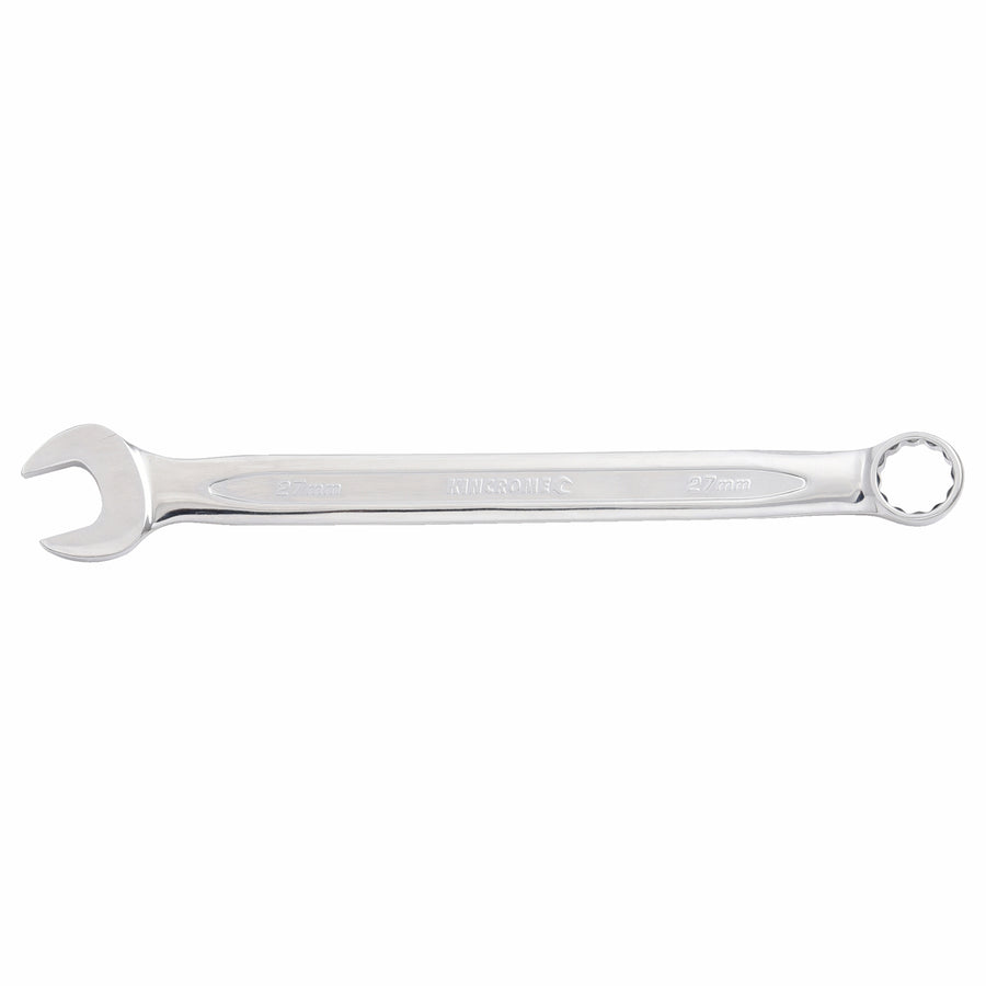 Kincrome 27mm Combination Spanner Chrome Vanadium Steel 12-Point 15-Degree Offset