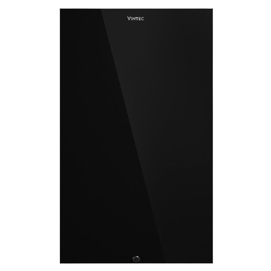 Vintec 35 Bottle Single Zone Wine Fridge - Black, UV-Protected Glass Door, UV-Free LED Lighting - VWS830FAS-X