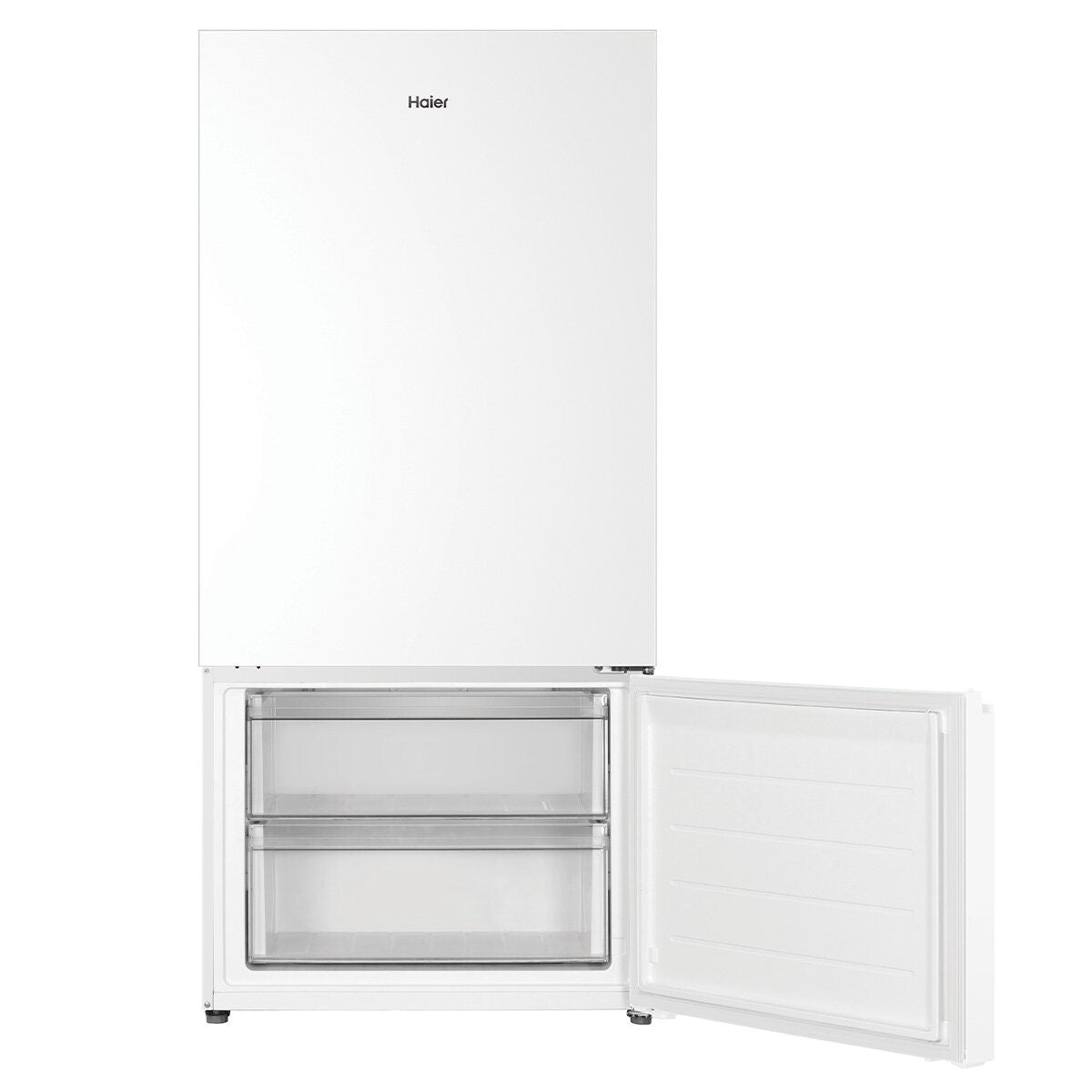 Haier 517L Bottom Mount Fridge - White, 5.5 Star Energy, Fingerprint-Resistant Finish - HRF510BW
