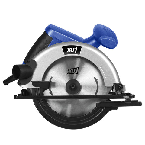 XU1 1200W 185mm Corded Circular Saw 5500rpm 45 Degree Bevel XCS-1200