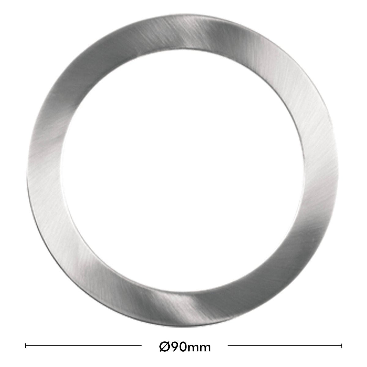 Deta Twist-On Frames 90mm Brushed Nickel Finish 2 Pack Easy Install - SuperSaverAU - view 5
