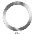 Deta 90mm Twist On Downlight Frames, Brushed Nickel, 2 Pack, Indoor DET001