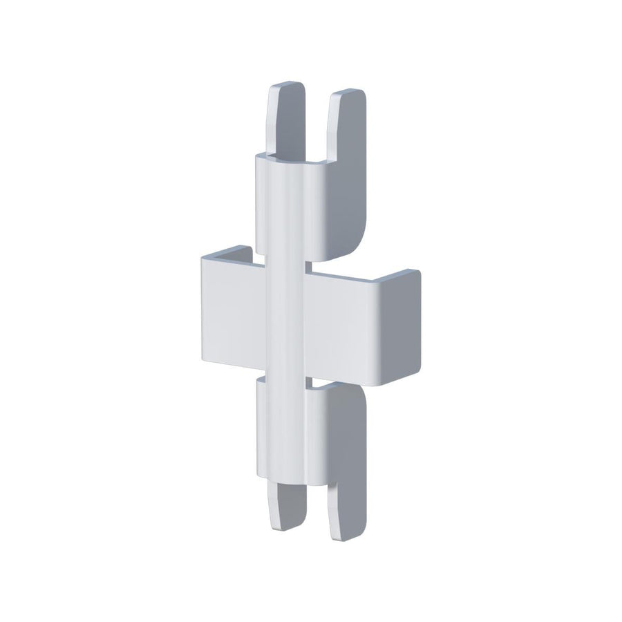 Flexi Storage Wall Strip Joiner 2 Pack White Steel Easy Install - SuperSaverAU - view 1
