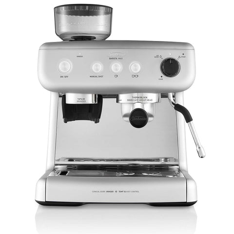 Sunbeam Barista Max espresso machine 2.8L - Silver, integrated grinder, 58mm group head - EM5300S
