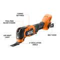 AEG 18V FUSION Multi Function Tool A18FMT20, Brushless, Skin Only