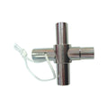 FIX-A-TAP 4-Way Anti-Vandal Garden Tap Key - 165mm x 12mm x 65mm - Silver - SuperSaverAU - view 1
