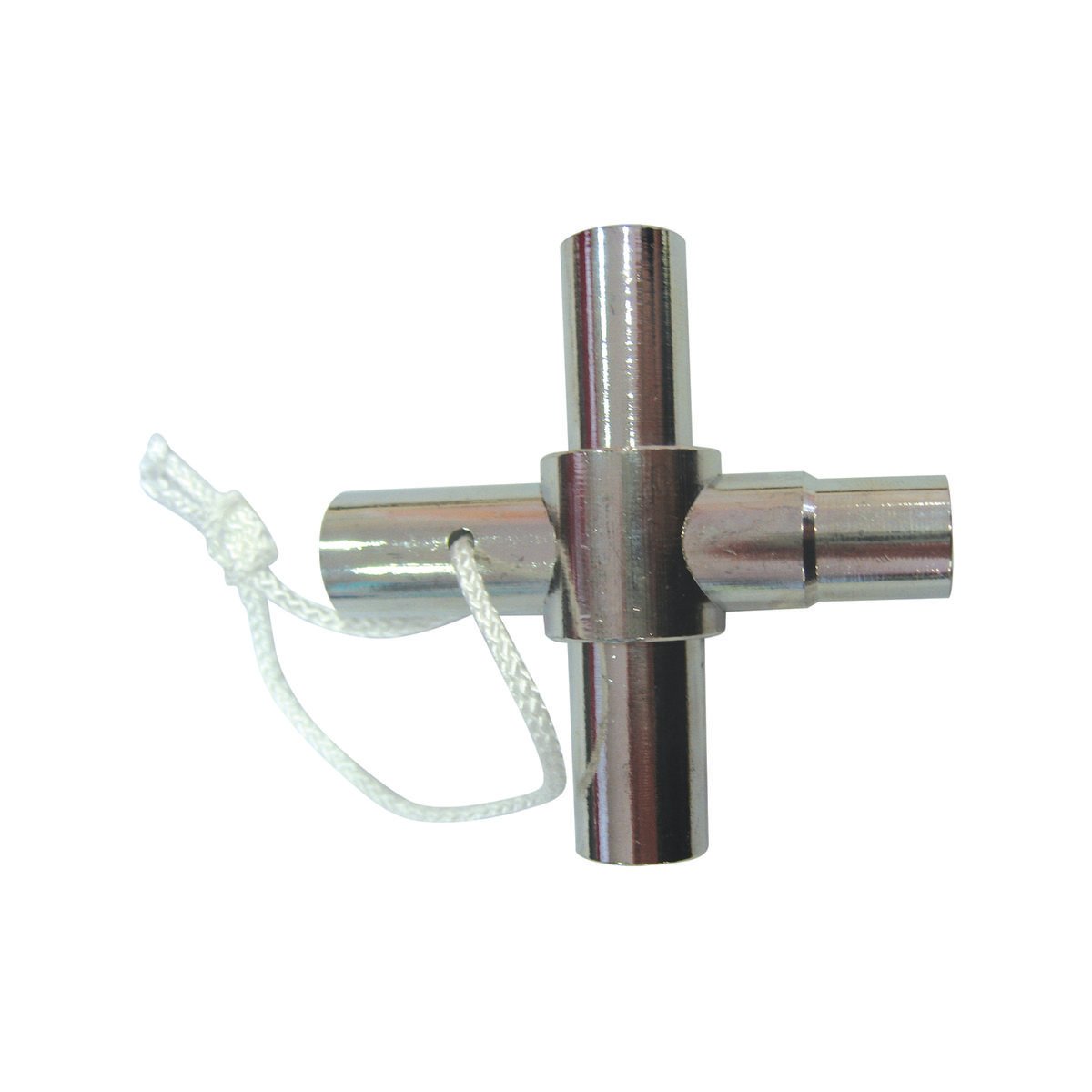 FIX-A-TAP 4-Way Anti-Vandal Garden Tap Key - 165mm x 12mm x 65mm - Silver - SuperSaverAU - view 1