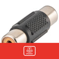 Antsig RCA Socket to RCA Socket Adaptor - 20mm x 15mm x 30mm - Audio Video Connector - SuperSaverAU - view 2