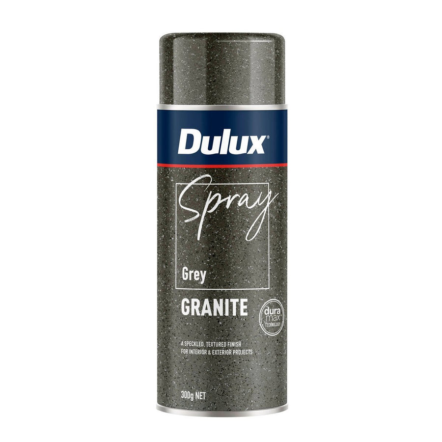 Dulux Effects Spray Paint 300g Grey Granite - Textured Finish - Indoor/Outdoor - SuperSaverAU - view 1