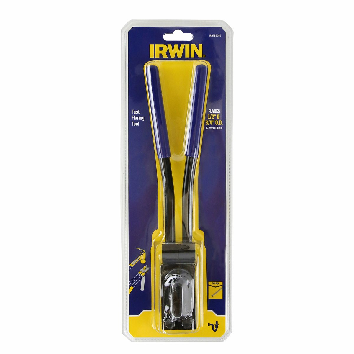 Irwin Fast Flaring Tool - 1/2" & 3/4" O.D. Soft Copper Tubing - SuperSaverAU - view 2