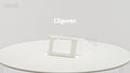 DETA 6000 Series Wallplate Cover, White Polycarbonate, 115mm x 75mm, Indoor