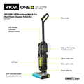 Ryobi 18V ONE+ HP Brushless Wet and Dry Hard Floor Cleaner 4.0Ah Kit - 260mm x 360mm x 711mm - 2-in-1 Vacuum and Mop - SuperSaverAU - view 2