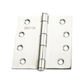 Austyle Fire Rated Fixed Pin Hinge - 100mm x 100mm x 2.5mm - Polished Stainless Steel - 1 Pack - SuperSaverAU - view 1