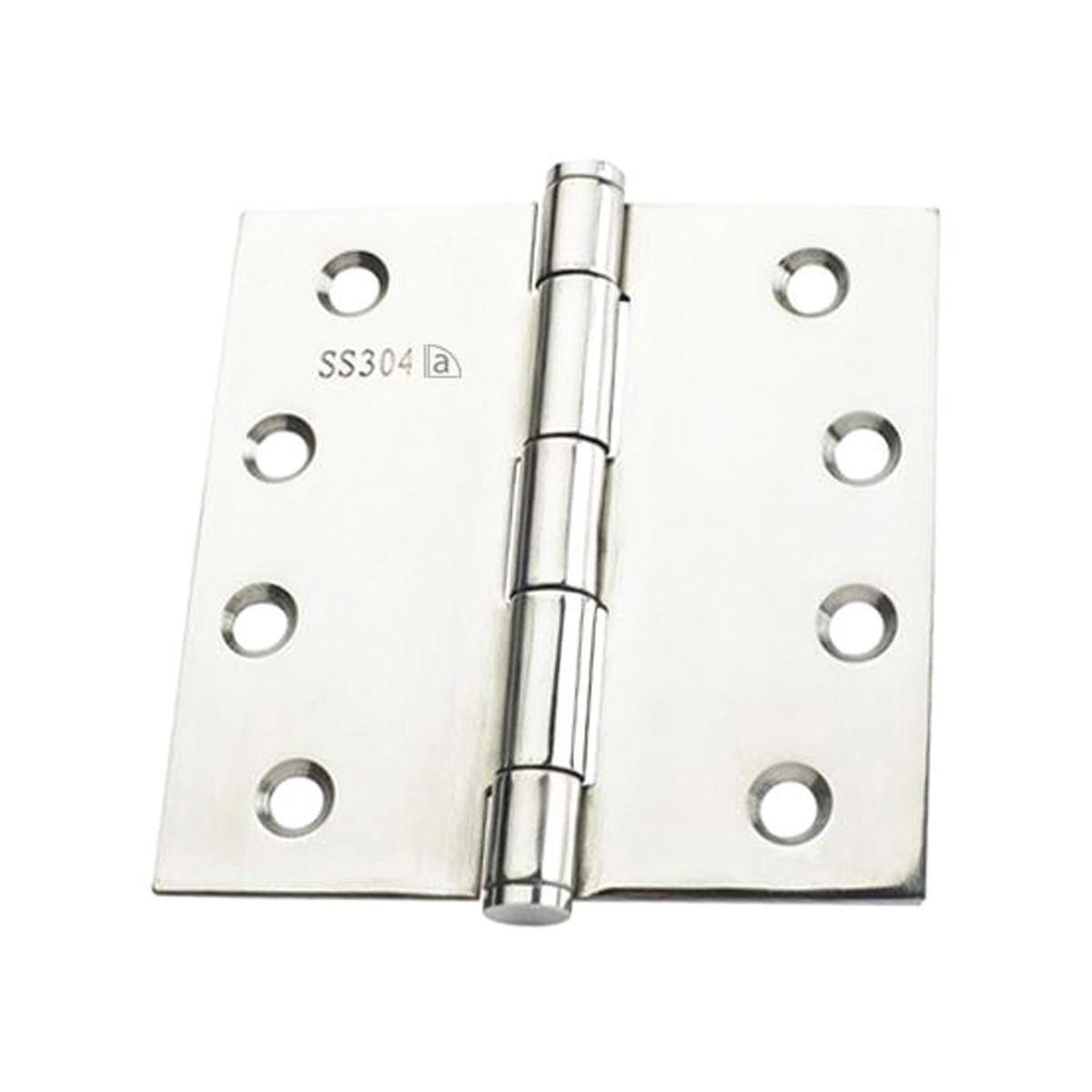 Austyle Fire Rated Fixed Pin Hinge - 100mm x 100mm x 2.5mm - Polished Stainless Steel - 1 Pack - SuperSaverAU - view 1
