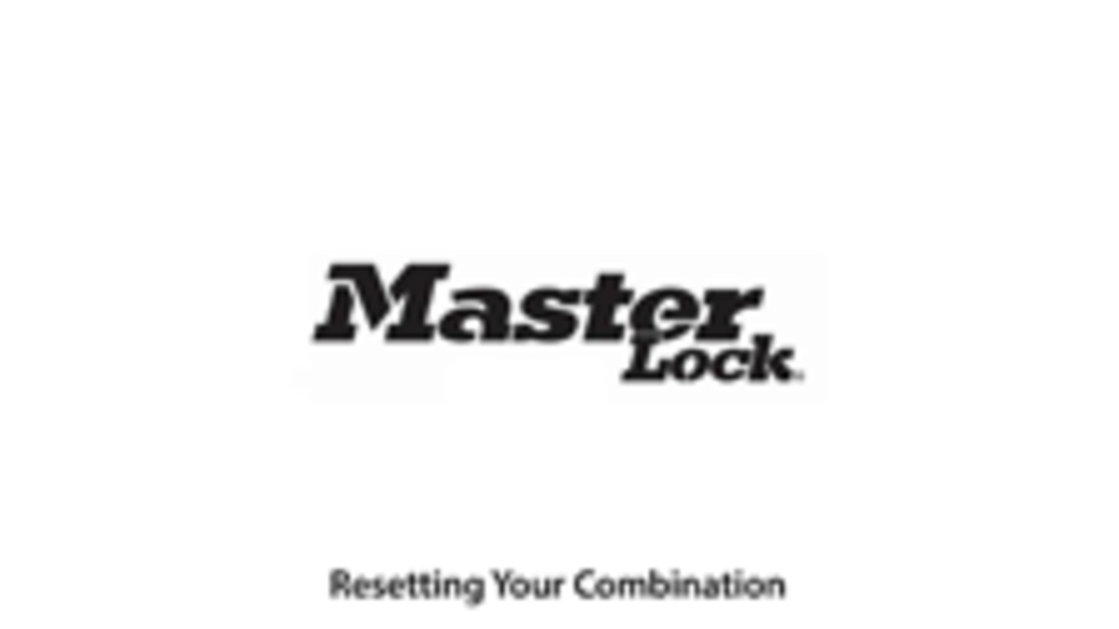 Master Lock 50mm Brass Resettable Combination Padlock - Hardened Steel Shackle, 4-Dial