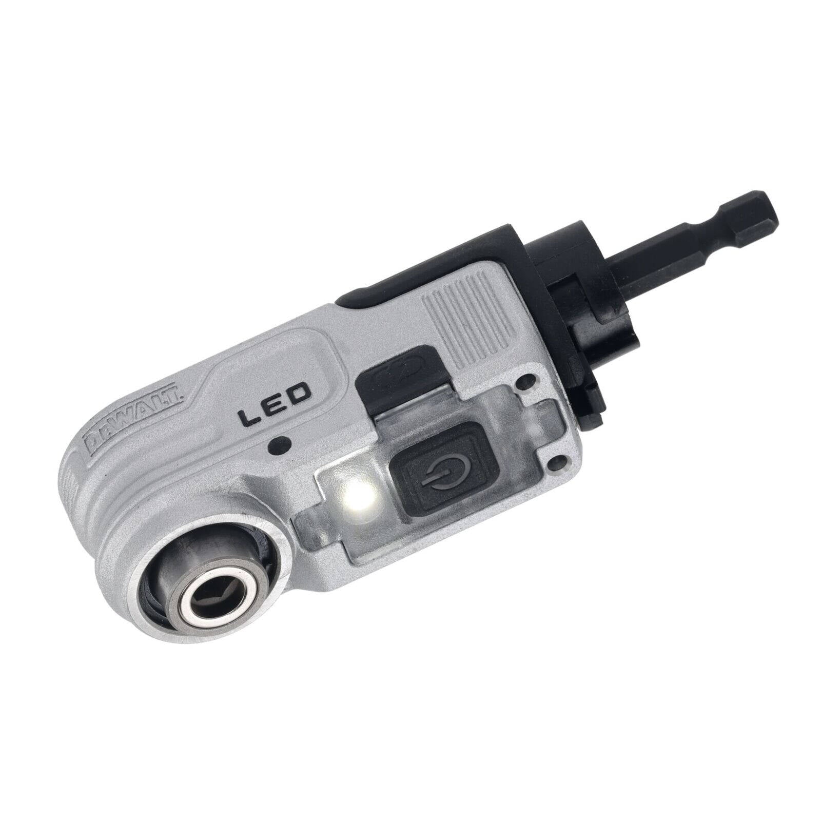 DeWALT 1/4" Right Angle HEX Impact LED Attachment DTLRA-QZ
