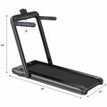 AbodeFit Health WalkSlim 610 Treadmill - DC Motor, 12km/h Top Speed, Under-Sofa Storage - FP-TM-WS-610-AU