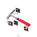 Trojan 600g Steel Brick Hammer - Induction Hardened - Red and Black - SuperSaverAU - view 5