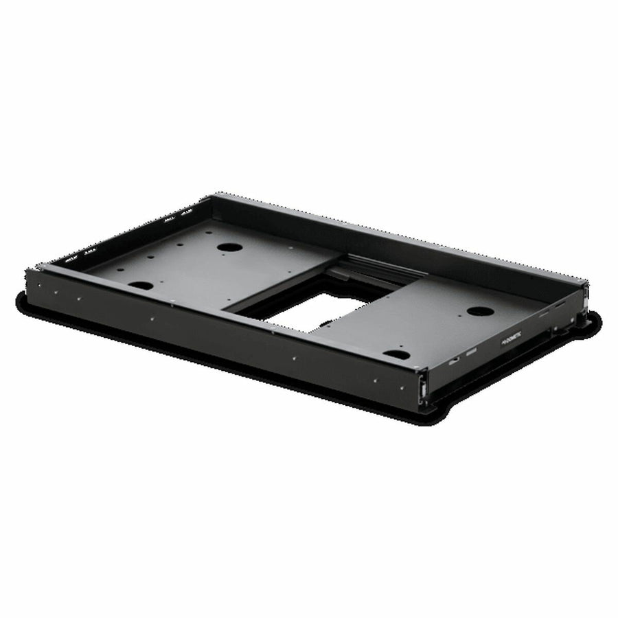 Dometic fridge sliding rail in black - 100kg max load, fully extends, tie down straps included - CFX3-SLD75