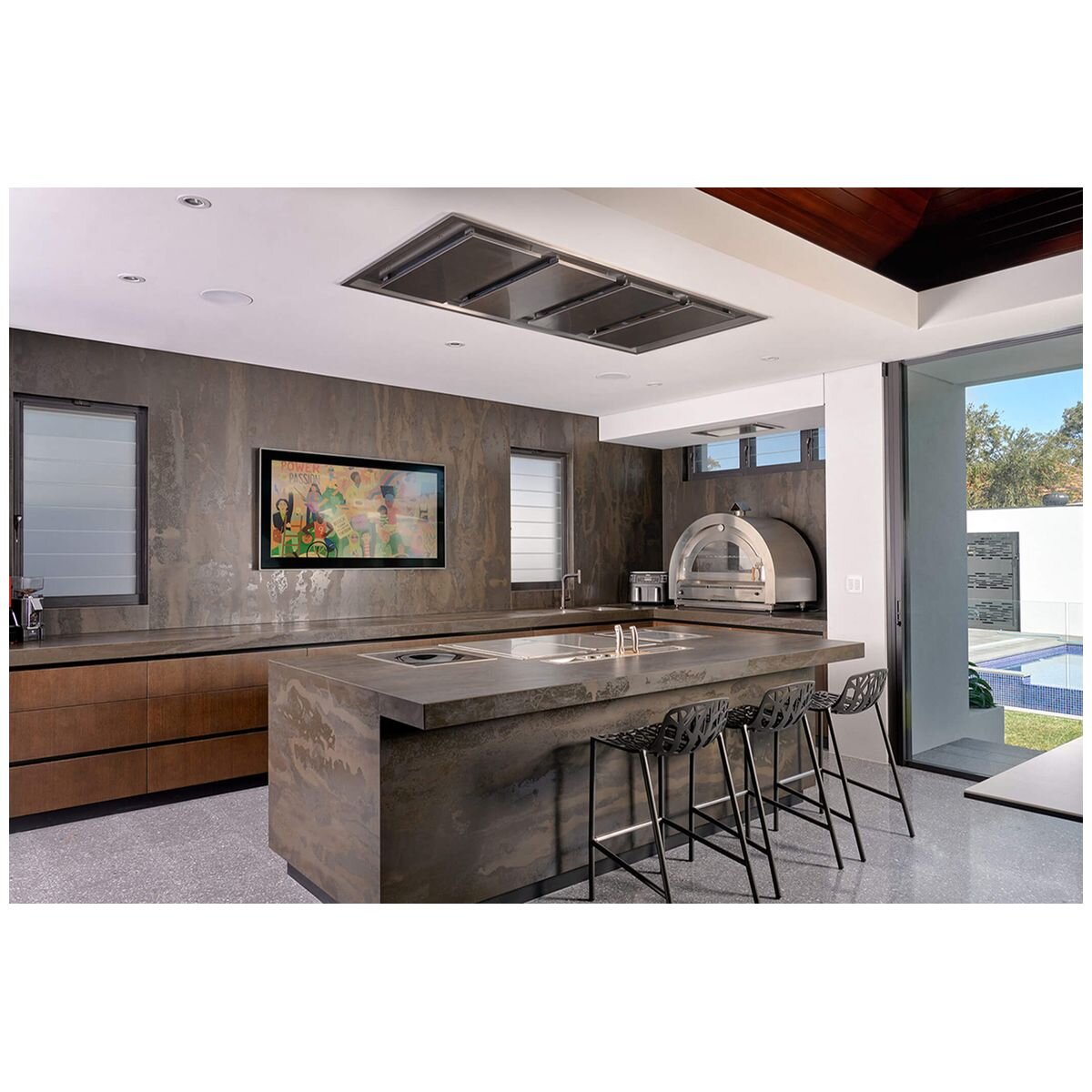 Schweigen Silent Ceiling Cassette Rangehood - 3200m³/h, Remote Control, Stainless Steel - CC-INARTSEPAK