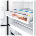 Electrolux 496L bottom mount fridge - left hinged, matte black, 6 star energy rating - EBE5007BD-L