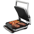 Breville AdjustaGrill & Sear Grill and Sandwich Maker - Flat & Ribbed Cooking, 2200W - LGR350BSS