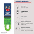 Lion 130 - 250cm Ultra Strap 400kg with Hook
