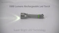 Ironhorse Rechargeable Torch - 1000 Lumen - Aluminium - Waterproof - SuperSaverAU - view 2