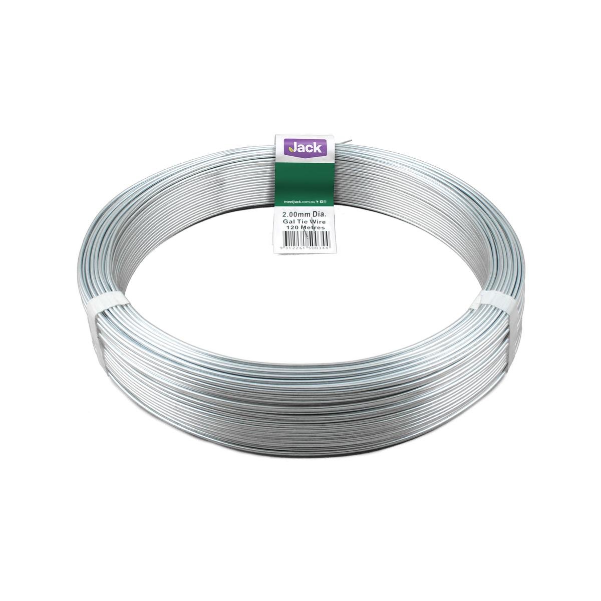 Jack Tie Wire - 2mm x 120m - Galvanised - Soft and Easy to Use - 3kg - SuperSaverAU - view 1