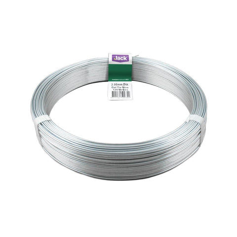 Jack Tie Wire - 2mm x 120m - Galvanised - Soft and Easy to Use - 3kg - SuperSaverAU - view 1