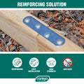 Carinya 57 x 17 x 2mm Zinc Plated Steel Mending Plate - 8 Pack