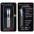 BaBylissPRO Silver FX Cord/Cordless Trimmer - Silver - 6000rpm Motor, Zero Gap Blade, 4 Combs - 900756
