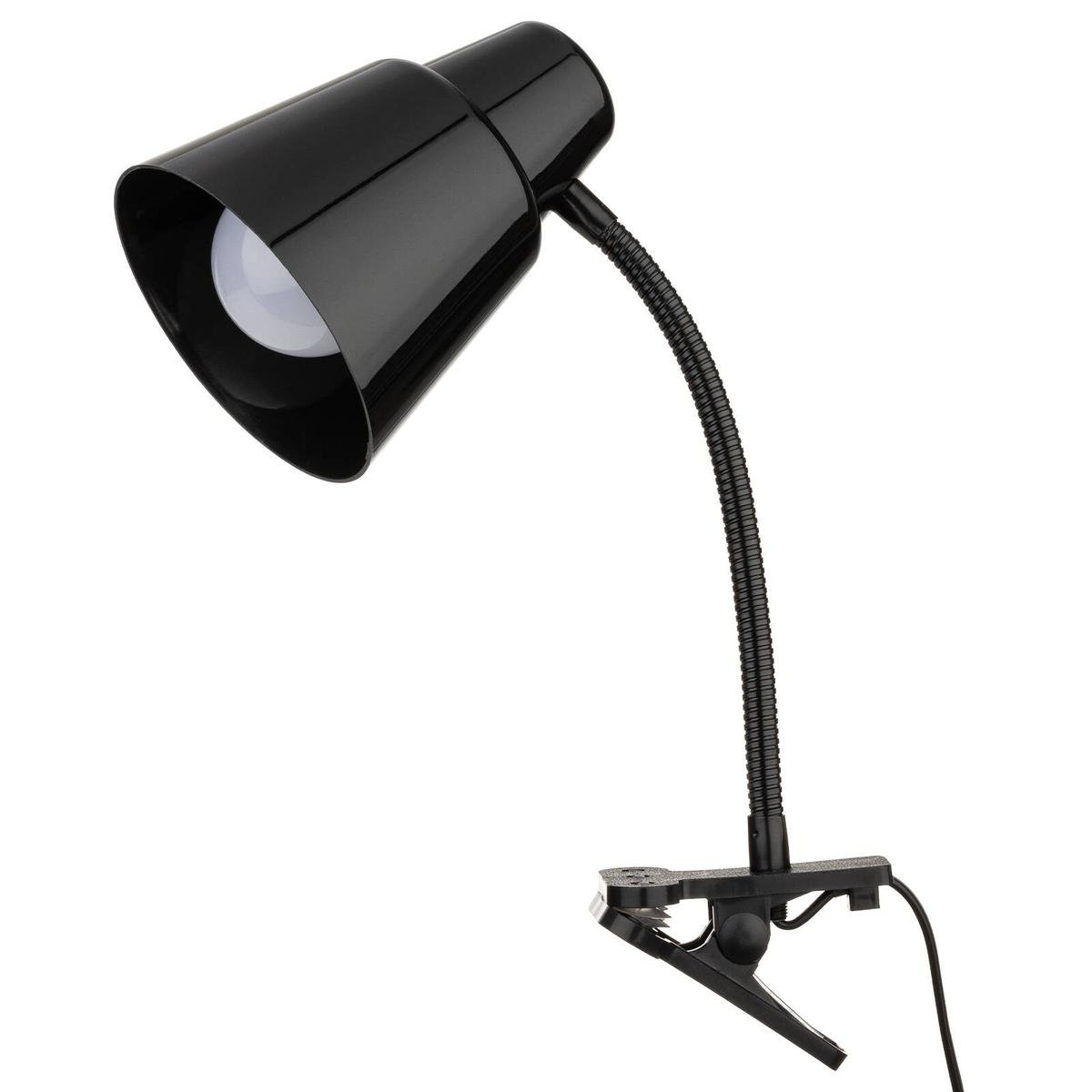 Verve Design Black Brylee Clamp Lamp - Adjustable Gooseneck - 25w - SuperSaverAU - view 1