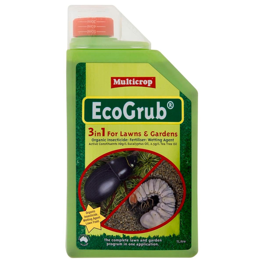 Multicrop EcoGrub - 1L - Plastic Bottle - Insecticide for Lawns - SuperSaverAU - view 1