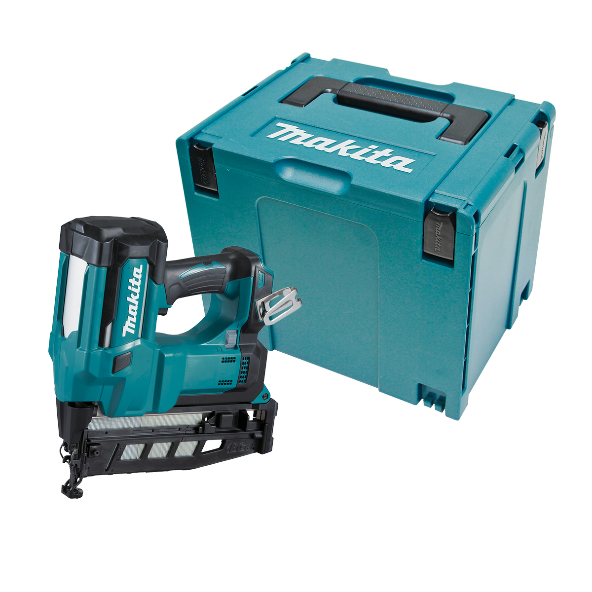 Makita 18V 16Ga Finishing Nailer DBN600ZJ - Skin Only - Tool-less Jam Clearing - Slim Nose Design - SuperSaverAU - view 1