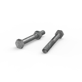 Zenith Hot Dip Galvanised Hex Head Bolts M8 x 60mm 25 Pack - SuperSaverAU - view 3