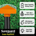 Sureguard Premium Solar Snake Repellent 4 Pack - Multi-Pulse Vibration - 100mm x 100mm x 360mm - SuperSaverAU - view 2