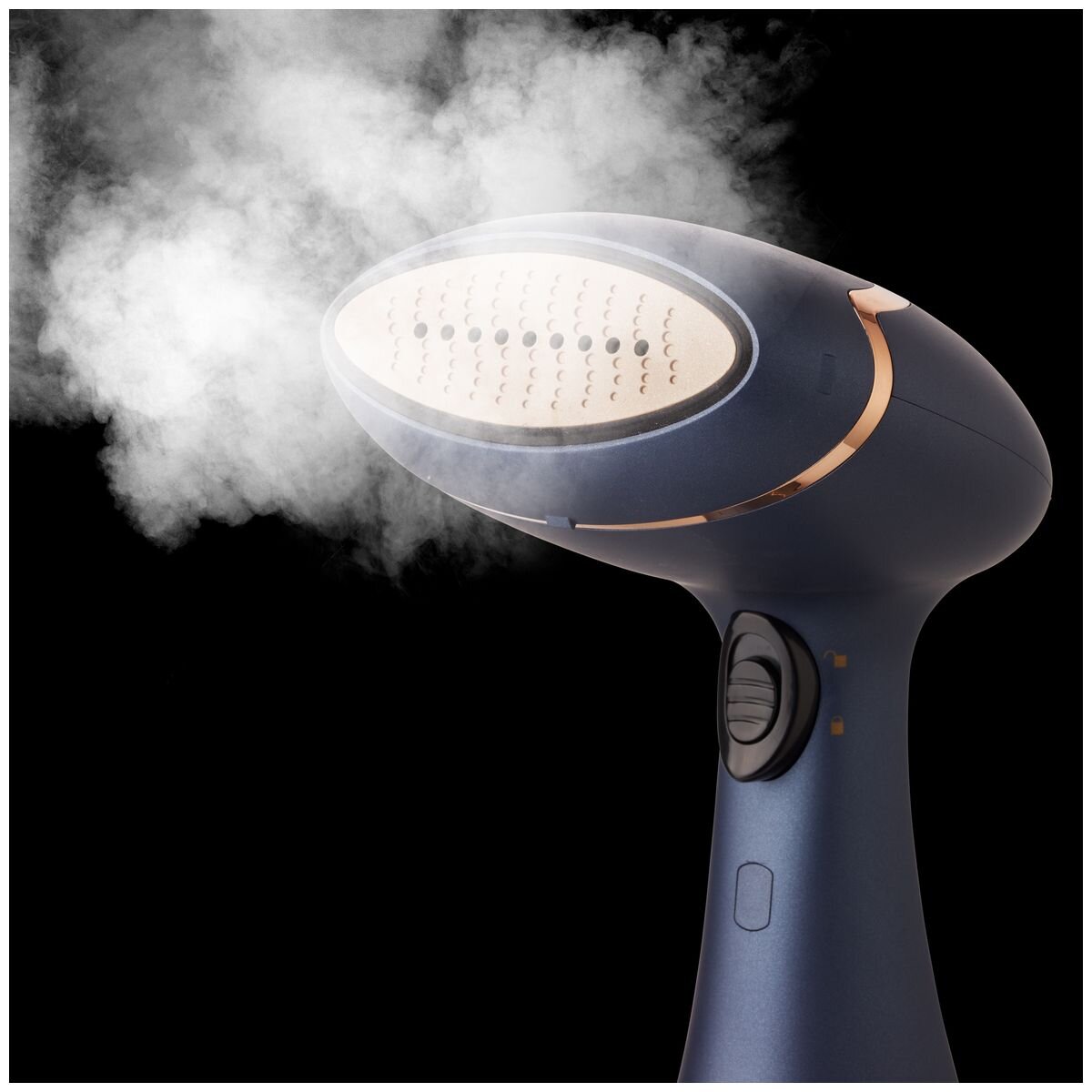 Russell Hobbs Handheld Supreme Steamer - 1800W, 45 Second Heat-Up, Scent Enhancer, Navy - RHC410